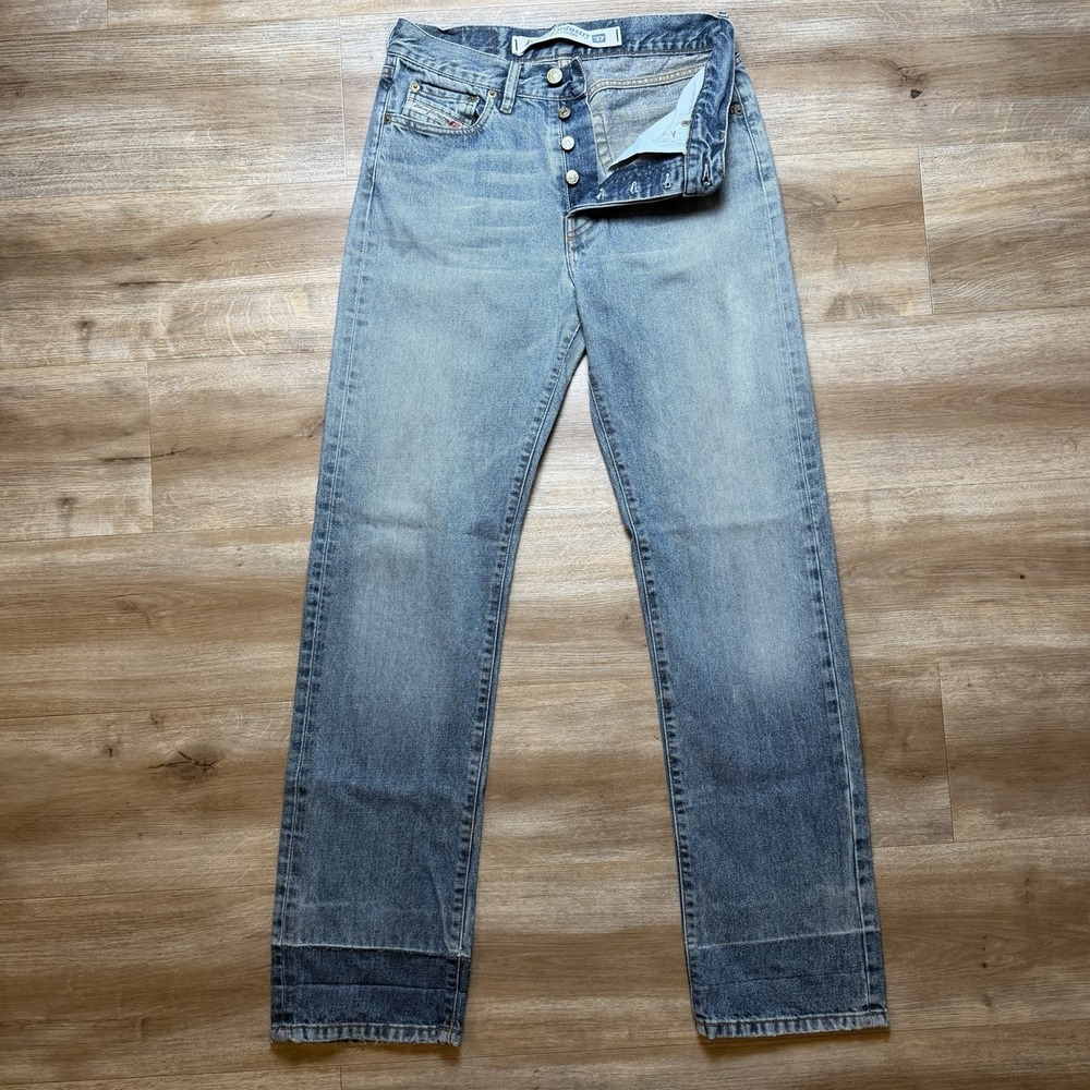 Vintage Diesel Kulter Jeans Men 29x32 Blue Straight Leg Retro Wash Made in Italy
